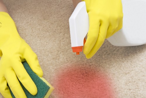 Carpet cleaners preparing a transparent quote for a home in Malden Rushett