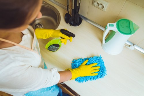 Professional curtain cleaning in Malden Rushett with fresh window treatments