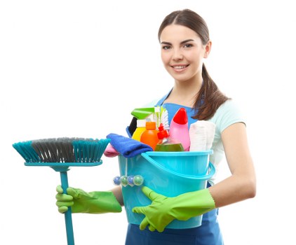 Professional carpet cleaning process in progress inside a property