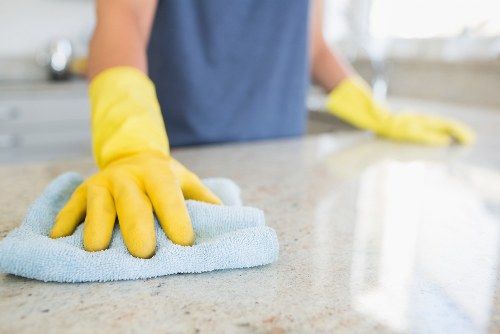Cleaning products and equipment prepared safely